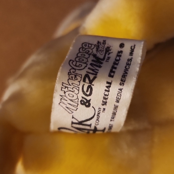 Mother Goose and Grimm Vintage 1987 Window Cling Stuff Animal - Picture 8 of 11